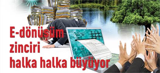 E-dönüşüm zinciri halka halka büyüyor