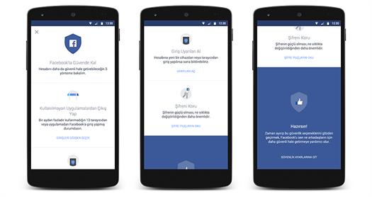 Facebook Android için Güvenlik Kontrolünü aktifleştirdi