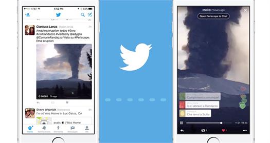 Periscope artık tweet’lerin içinde