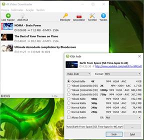 YouTube'dan 4K videoları ücretsiz indirin, isterseniz MP3'e çevirin
