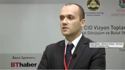 Emre Çabuk - QlikView Türkiye CIO Vizyon 11 Ağustos 2016