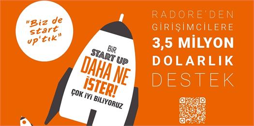 Radore’den girişimcilere destek  