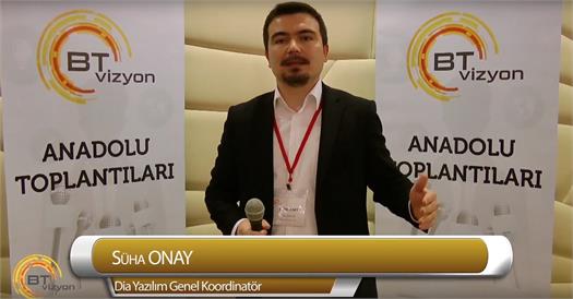 BTvizyon Antalya Toplantıları destekleyeni Dia Genel Koordinatörü Süha Onay