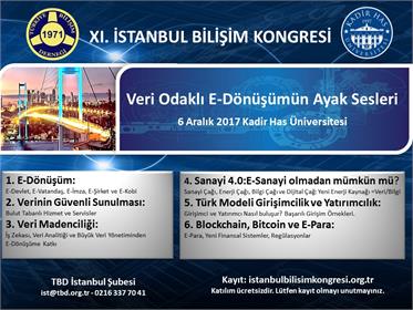 11. İstanbul Bilişim Kongresi 6 Aralık'ta gerçekleşecek