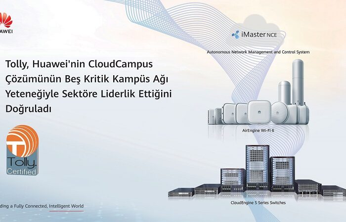 Tolly Group, Huawei'in CloudCampus Çözümünün Beş Kritik Kampüs Ağı Yeteneğiyle Sektöre Liderlik Ettiğini Doğruladı