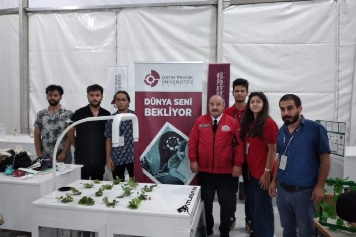 OSTİM Teknik Üniversitesi Topraksız Tarım Projesiyle Teknofest’te Birincilik Kazandı