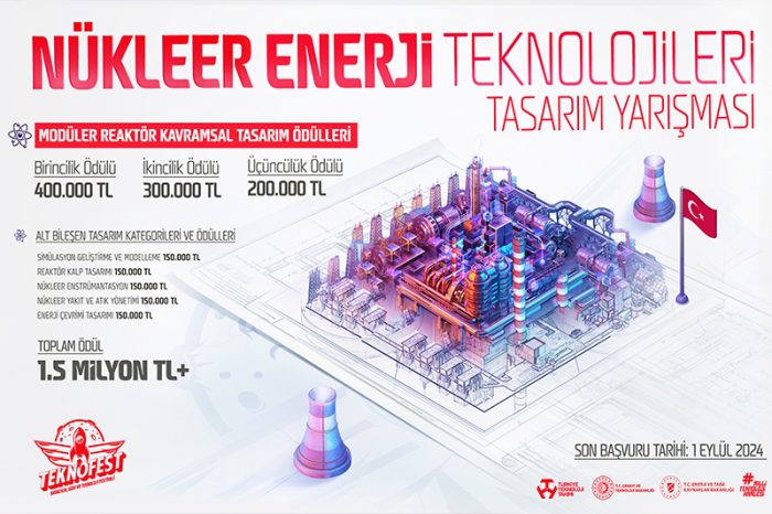 TEKNOFEST 2024 Nükleer Enerji Teknolojileri Tasarım Yarışması başvuruları devam ediyor