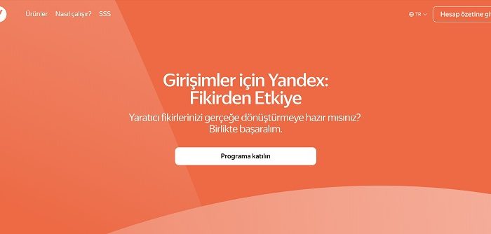 Yandex, girişimciler için Yandex Startup Programı’nı başlattı